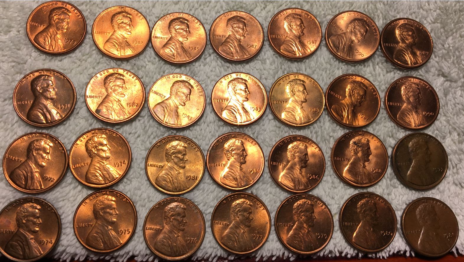 Toned-Wheat-Cents,-Grades?